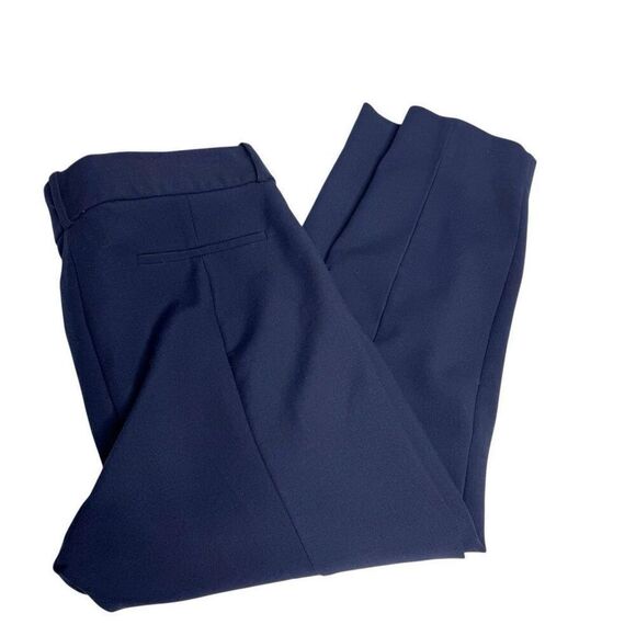 J. Crew navy blue Cameron high rise slim cropped pants size 14 - Picture 8 of 14